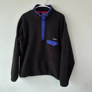 Patagonia Black Fleece Vintage Snap Jacket XL